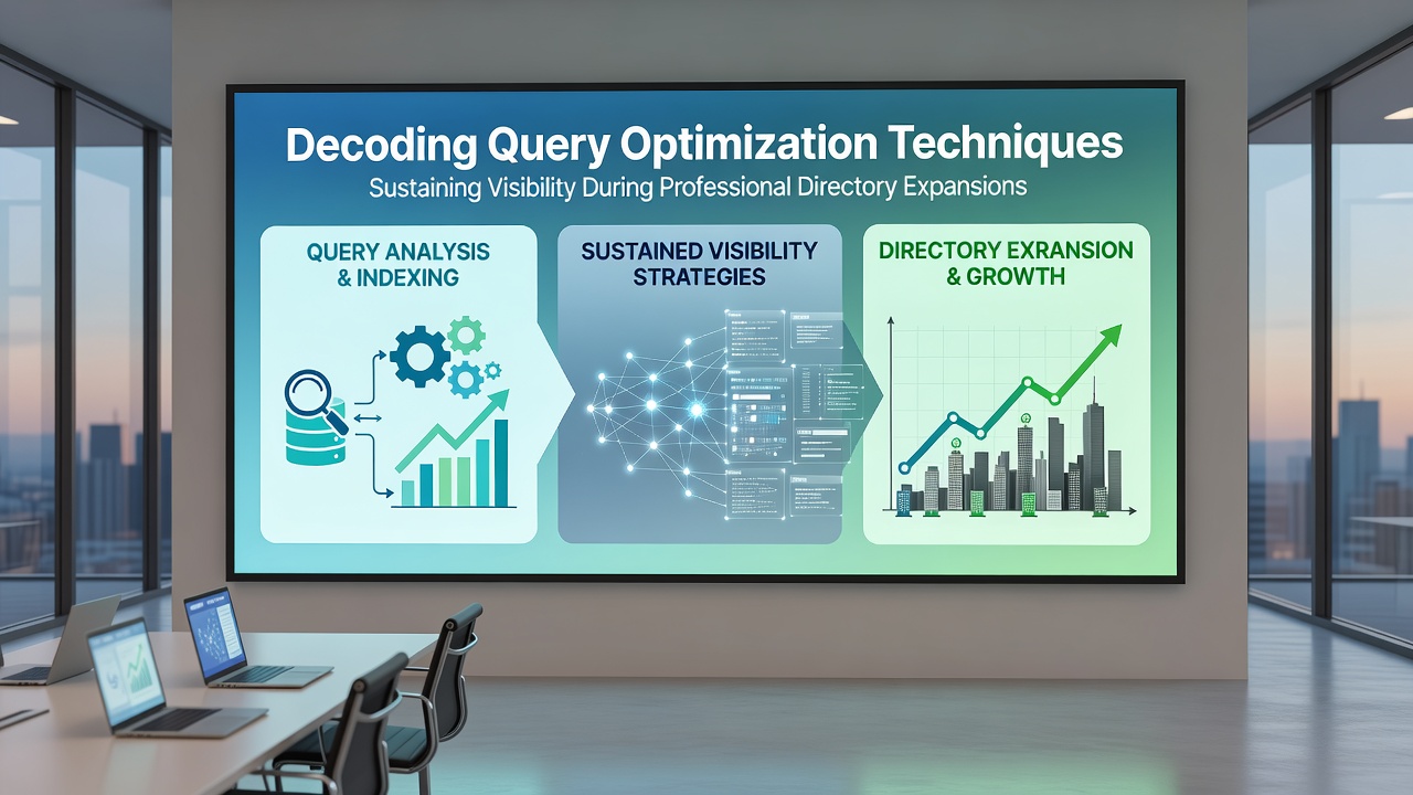 Decoding Query Optimization Techniques That Sustain Visibility During Professional Directory Expansions