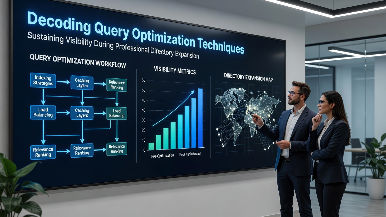 Performance metrics dashboard showing query response times during directory scaling