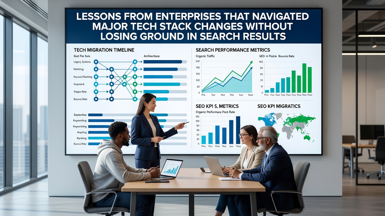 Lessons from Enterprises That Navigated Major Tech Stack Changes Without Losing Ground in Search Results